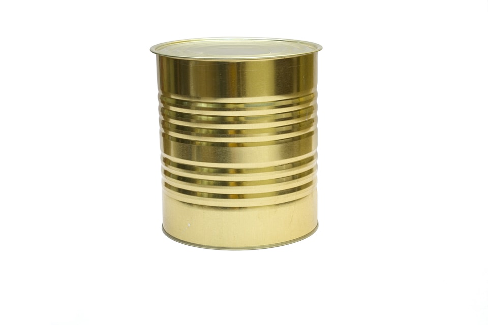 Metal storage can