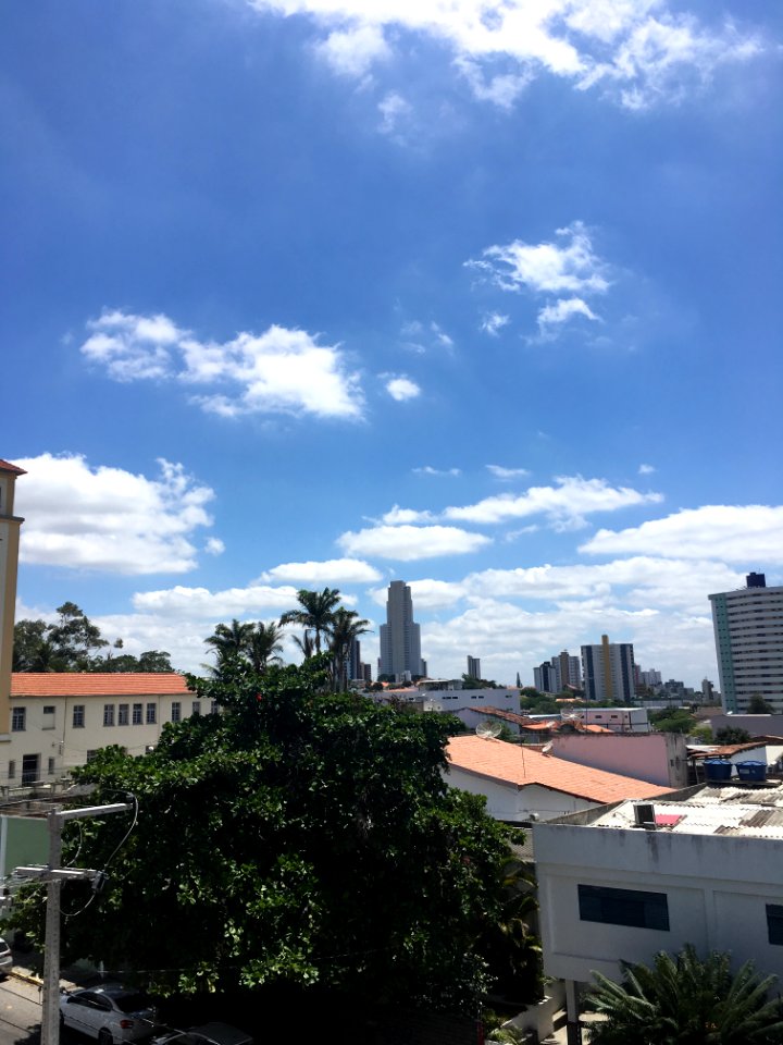 Beautiful blue sky, Campina Grande, Paraíba - Brazil