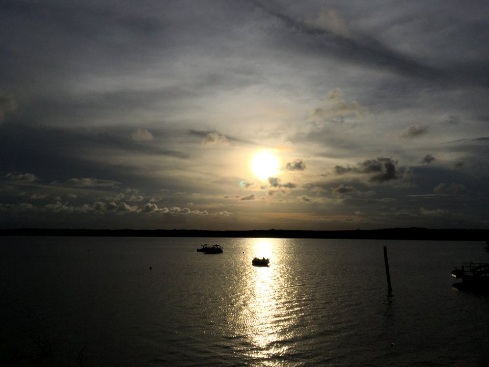 Sunset in Jacaré, João Pessoa, Brazil