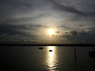 Sunset in Jacaré, João Pessoa, Brazil photo