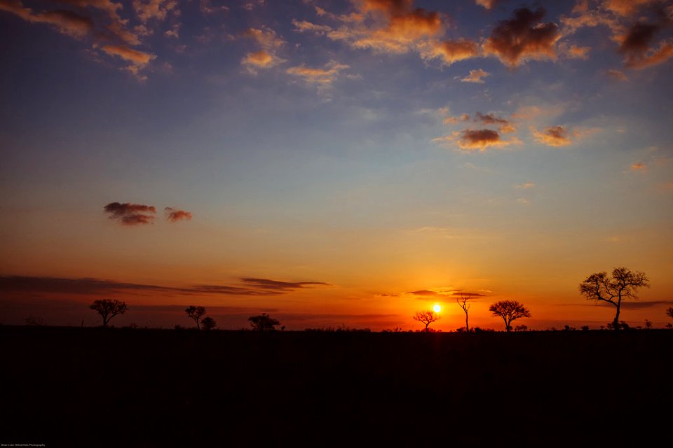 South African sunset photo