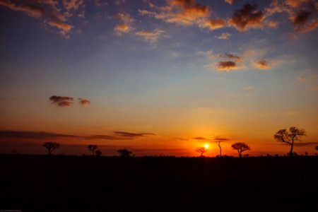 South African sunset photo