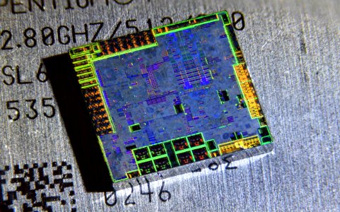 Nvidia GT218 die shot