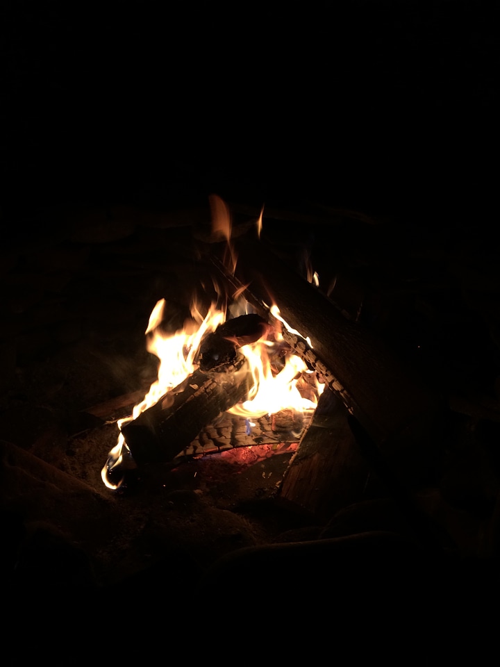 Burn bonfire flame