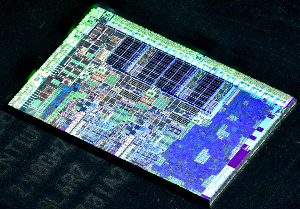 Intel Sandy Bridge 2C-GT1 die shot