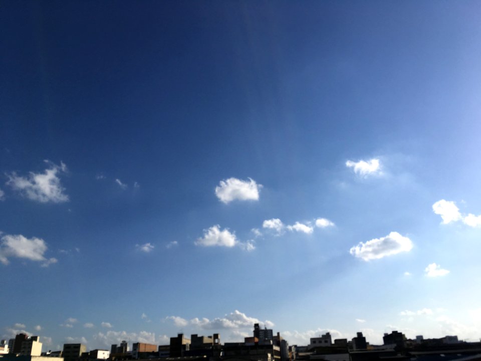 Blue Sky in Campina Grande, Brazil