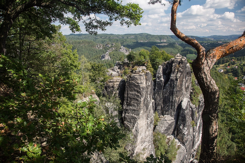 Rock saxon switzerland bastei