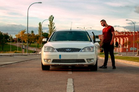man and car II