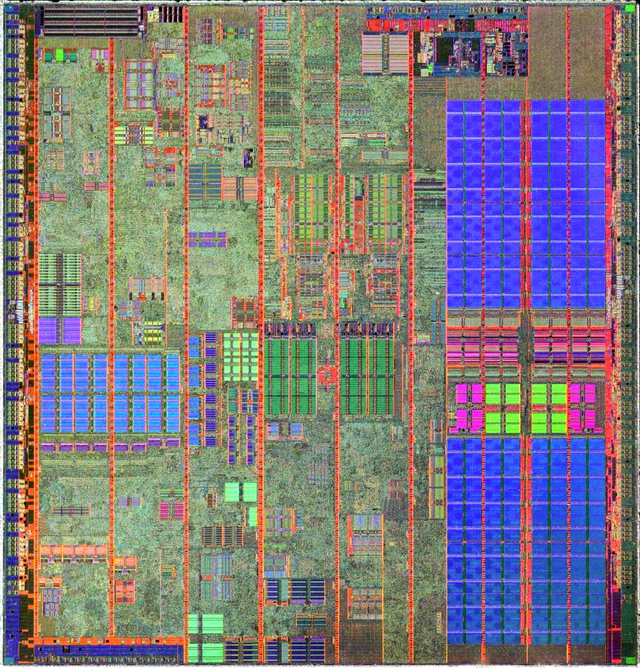 Intel Prescott-2M die shot