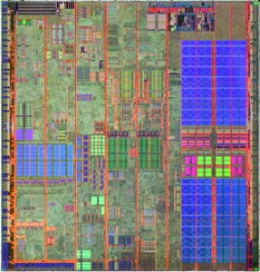 Intel Prescott-2M die shot