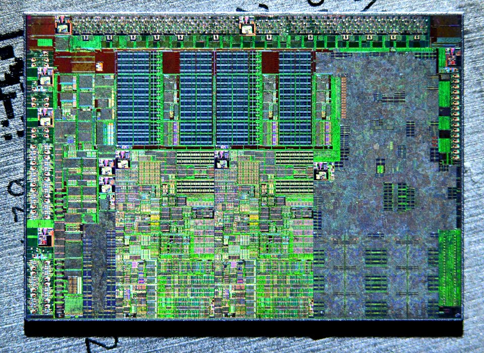 Intel Sandy Bridge 2C-GT2 die shot