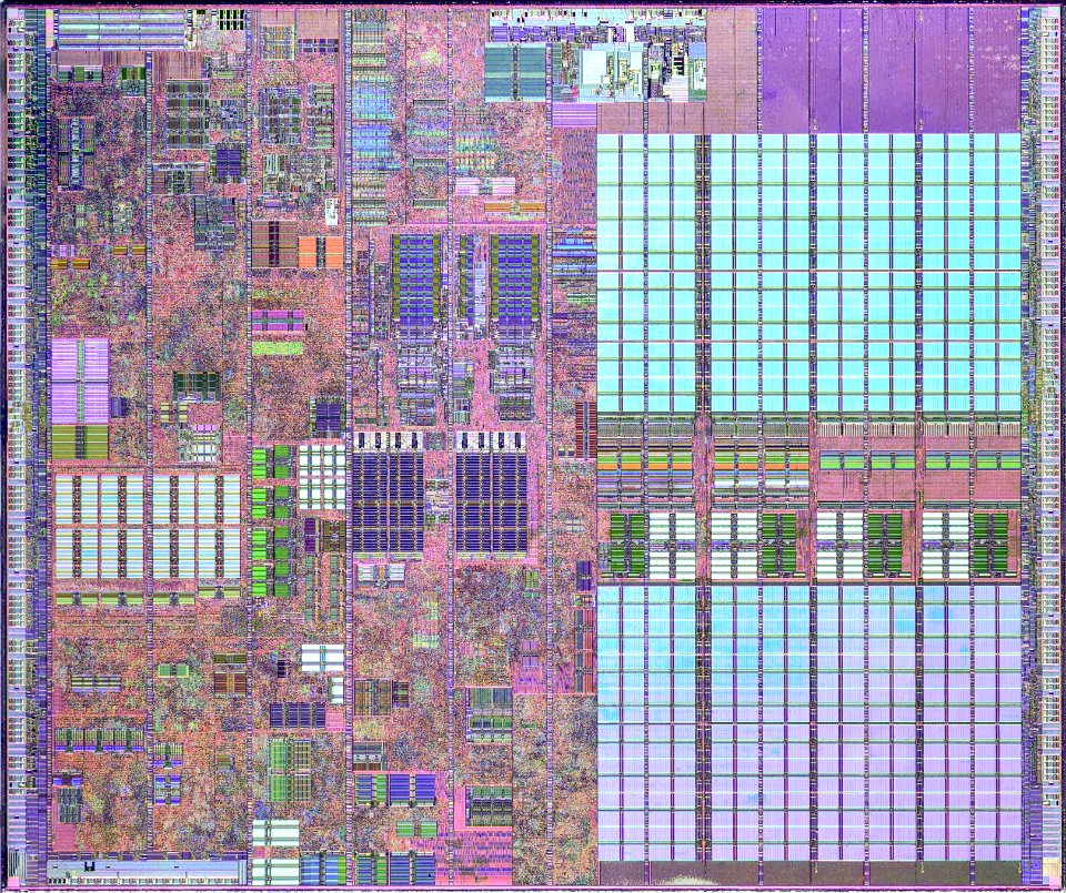 Intel Prescott-2M die shot