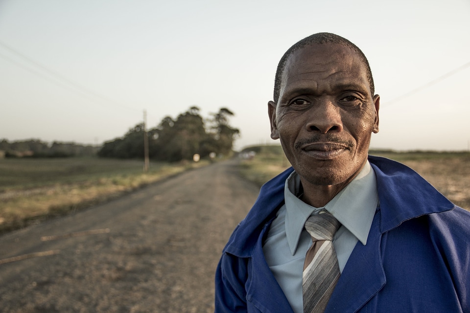 Portrait african face