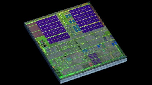 Intel Prescott-2M die shot