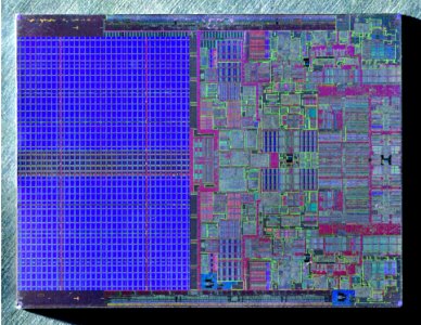 Intel Conroe (Core 2 Duo) die shot