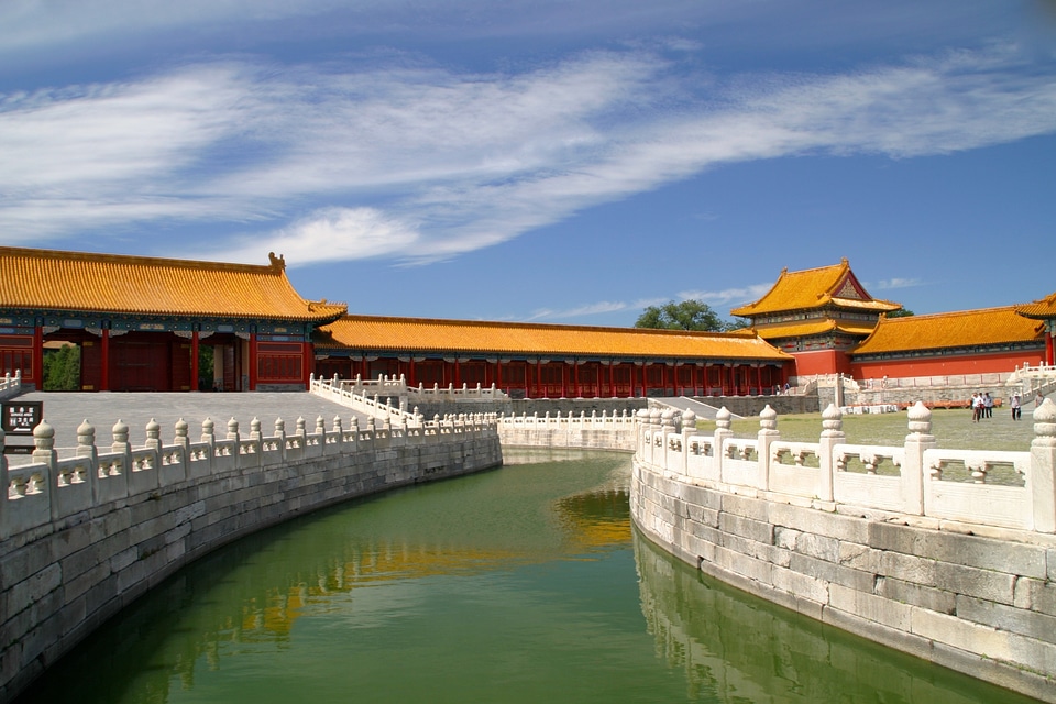 Forbidden city architecture beijing