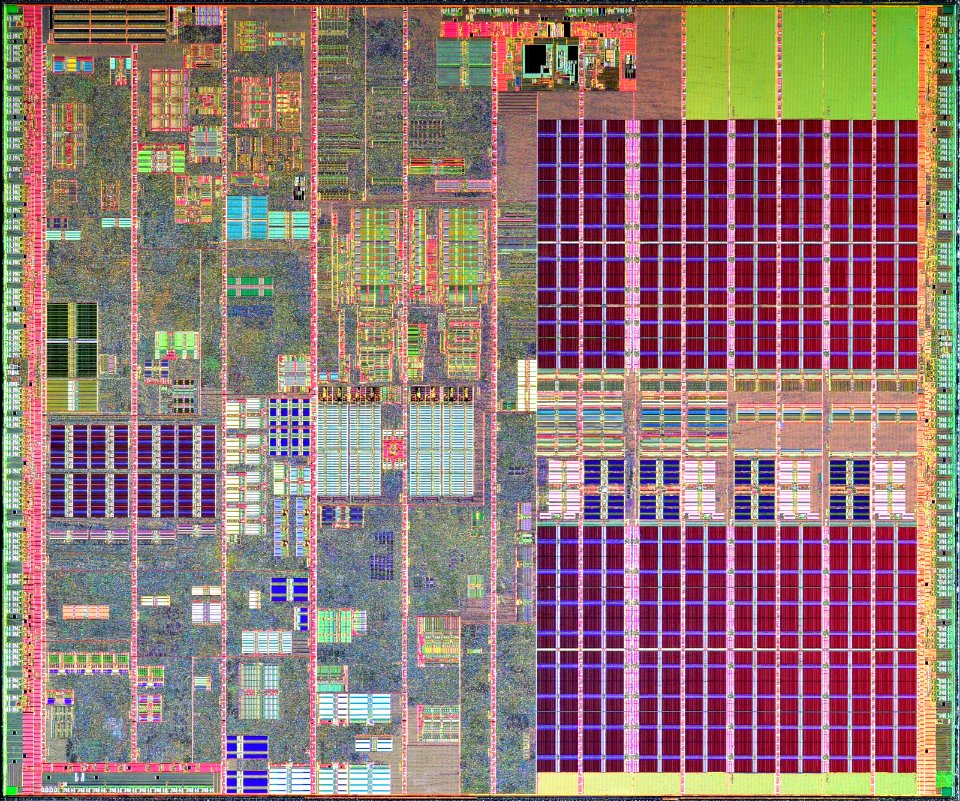 Intel Prescott-2M die shot