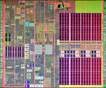 Intel Prescott-2M die shot