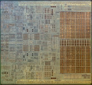 Intel Wolfdale-3M die shot (E7400) internal light - high resolution - stitched