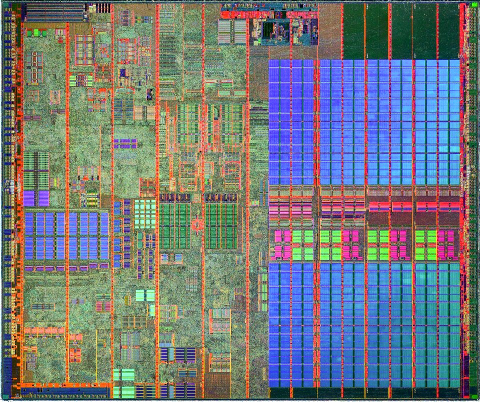Intel Prescott-2M die shot