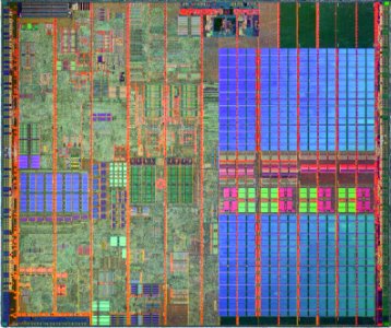 Intel Prescott-2M die shot