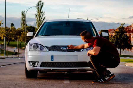 man and car II