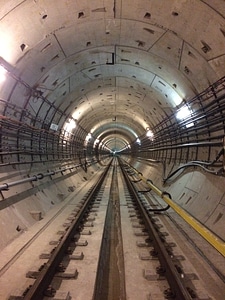 Construction rails sleepers