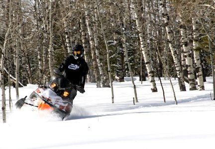 Snowmobiler photo