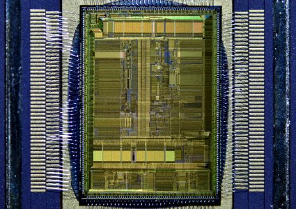 DEC Alpha 21066-AA CPU die shot