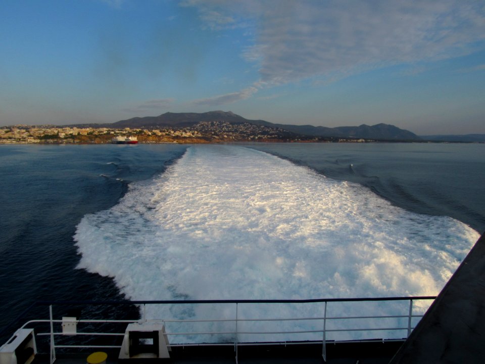 Heading to Tinos Port