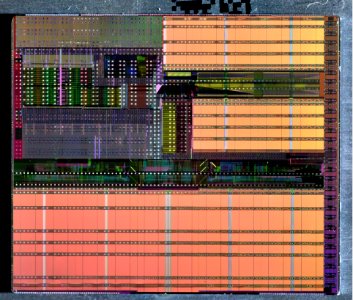 HP PA-8700 die shot - top metal
