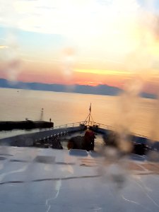 Morning bow view