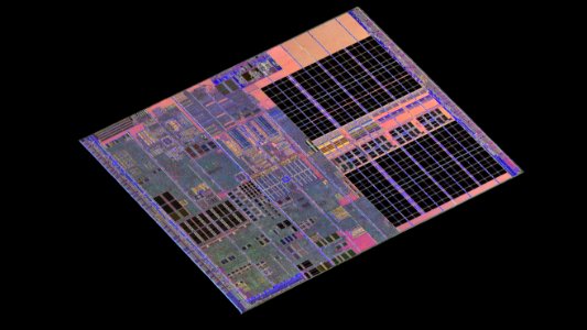 Intel Prescott-2M die shot