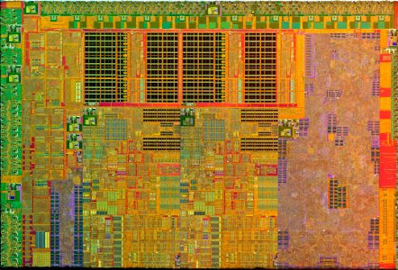 Intel Sandy Bridge 2C-GT1 die shot - high resolution - stitched