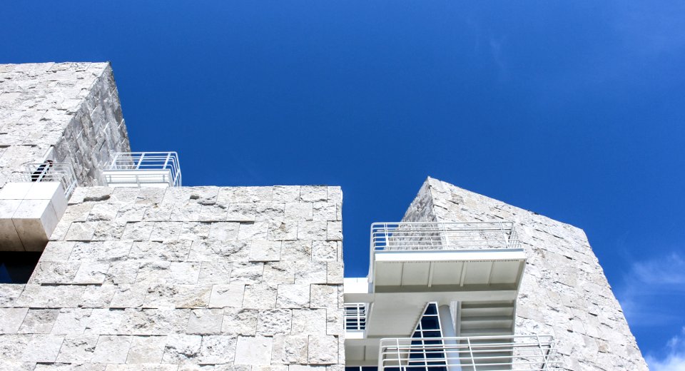 Stairs to Getty heaven