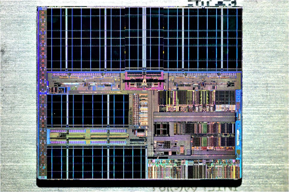 HP PA-8700 die shot - etched