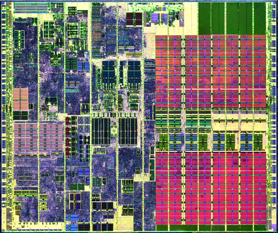 Intel Prescott-2M die shot