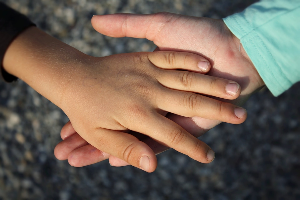 Hands child's hand finger