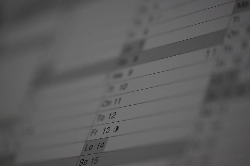 Date calendar time