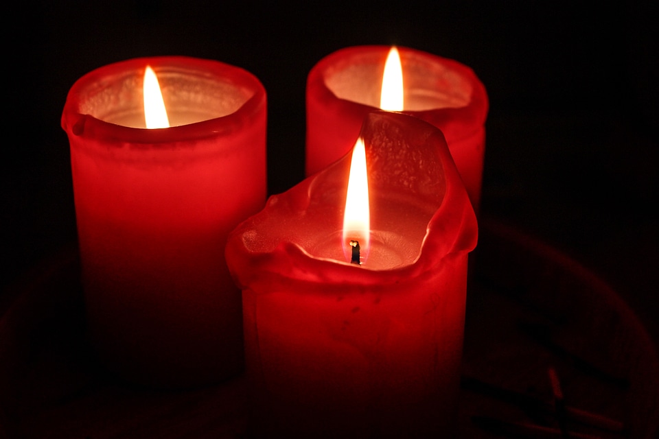 Mood light flame flames