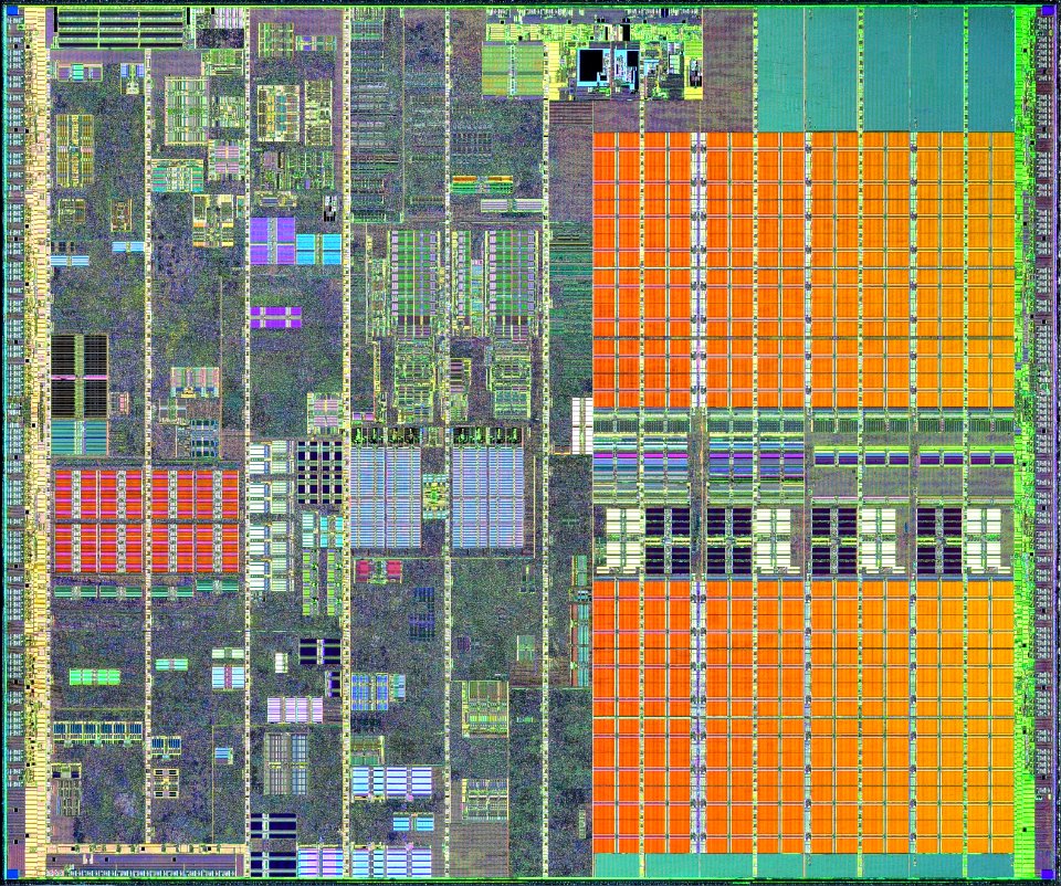 Intel Prescott-2M die shot