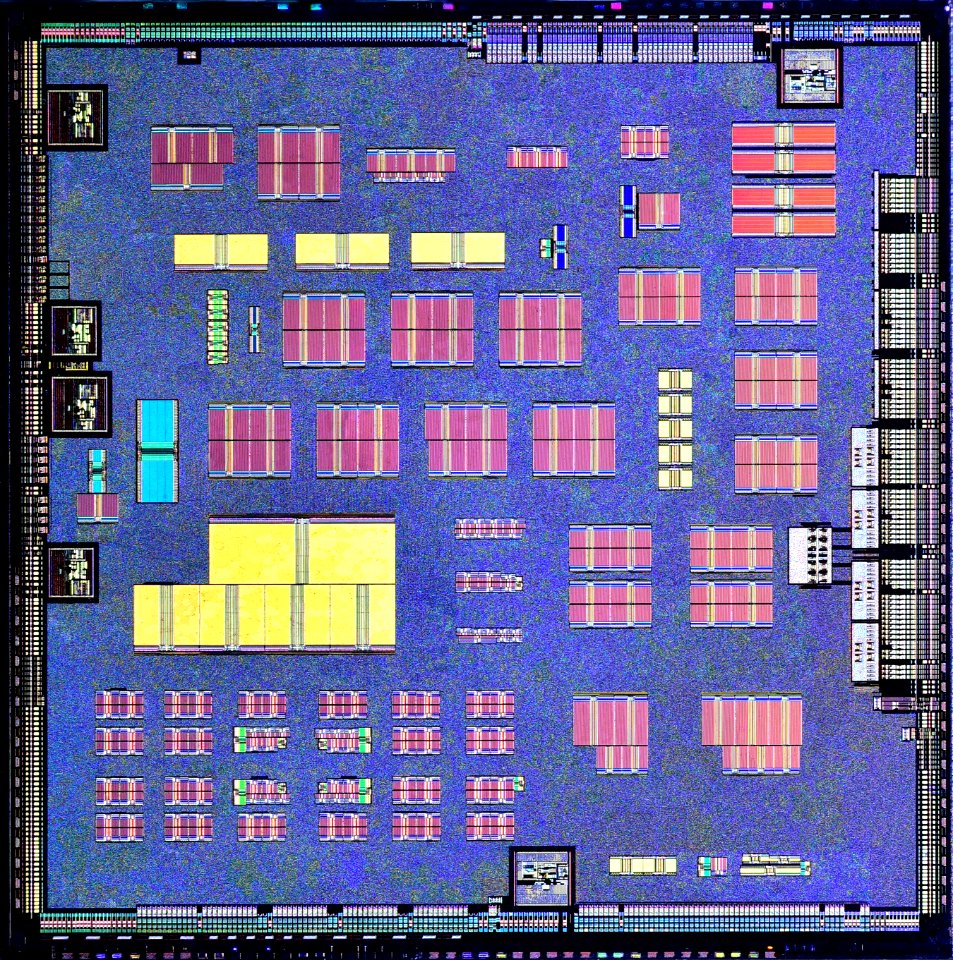 Xerox Calypso die shot - etched