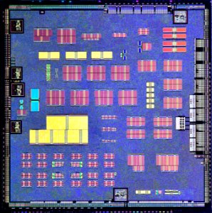 Xerox Calypso die shot - etched