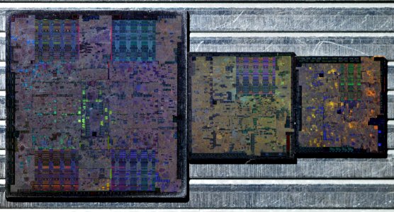 Nvidia G80, G84 and G86 size comparison photo