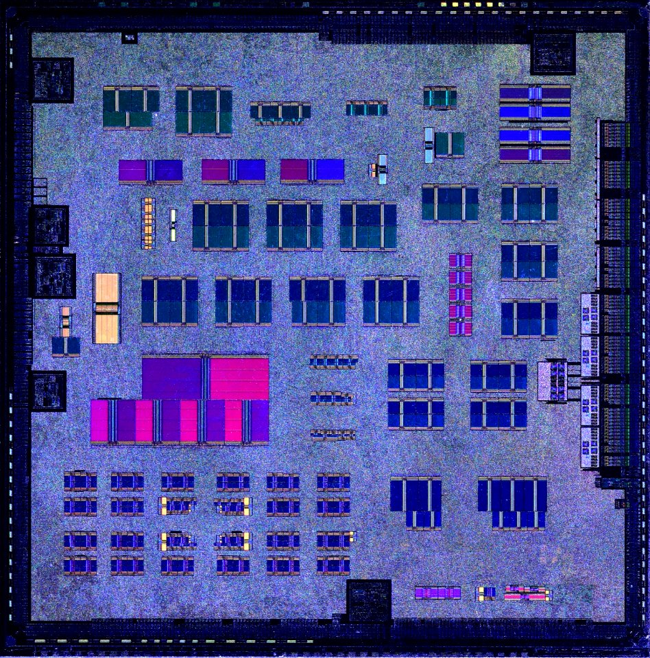 Xerox Calypso die shot - etched