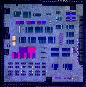 Xerox Calypso die shot - etched