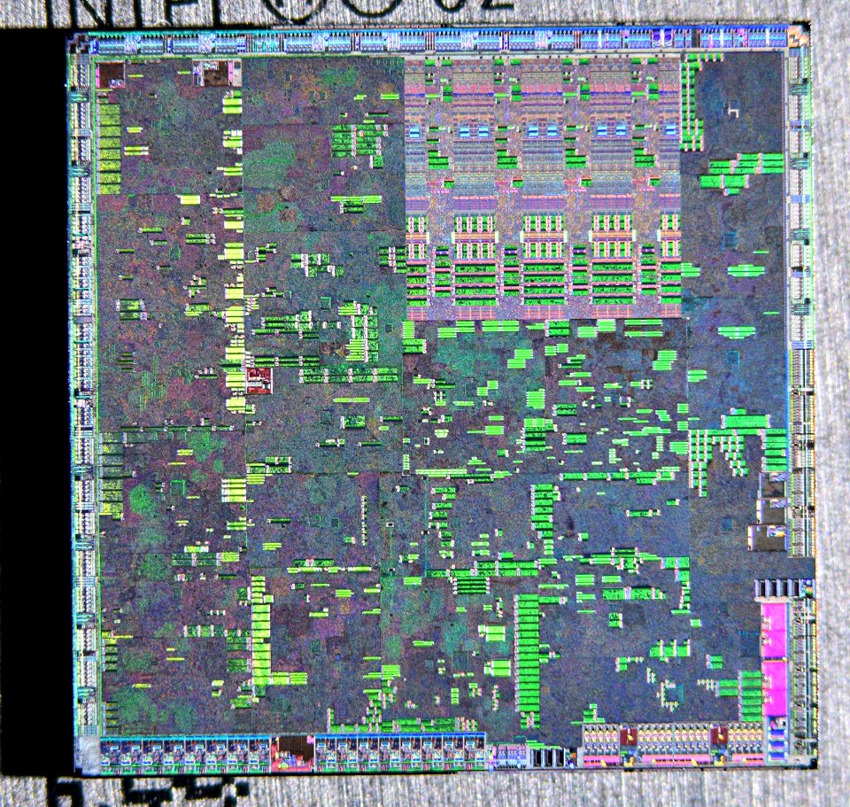 Nvidia G84 (GeForce 8600) die shot