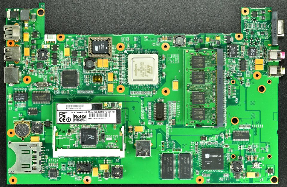 Motherboard bottom - (Emtec Gdium Liberty 1000)
