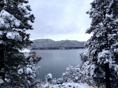 Pactola Reservior in Winter photo