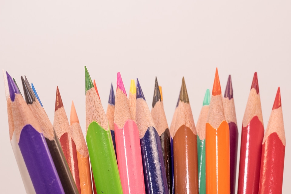 Colorful color paint